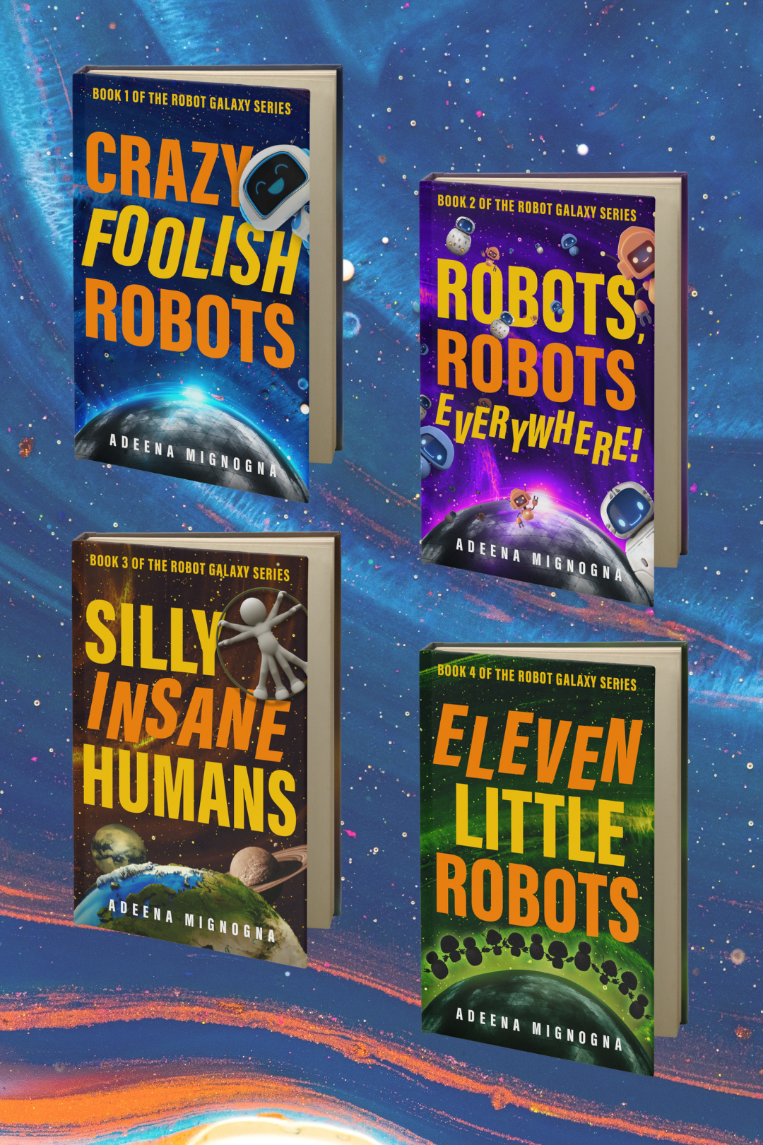 Set of 4 Robot Galaxy Series - Autographed - Paperback