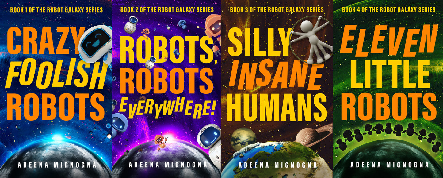 Set of 4 Robot Galaxy Series - Autographed - Paperback
